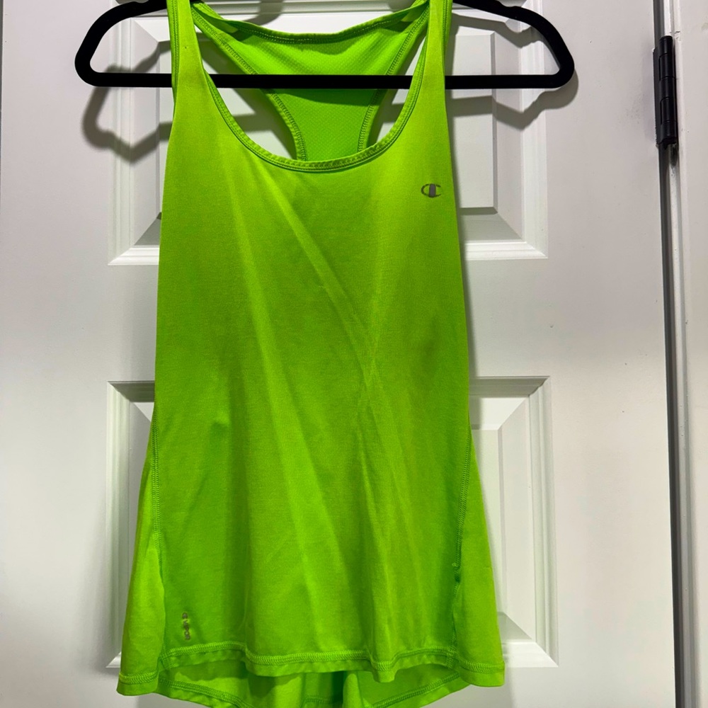 Champion green size medium tank